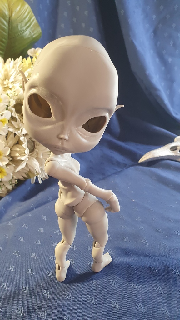 files stl Fantasy BJD Alien 2 sister- SD Chibi Style