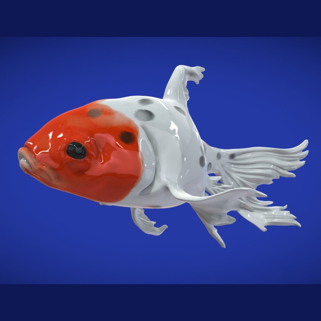 3D Koï Fish A Symbol of Love and Masculinity