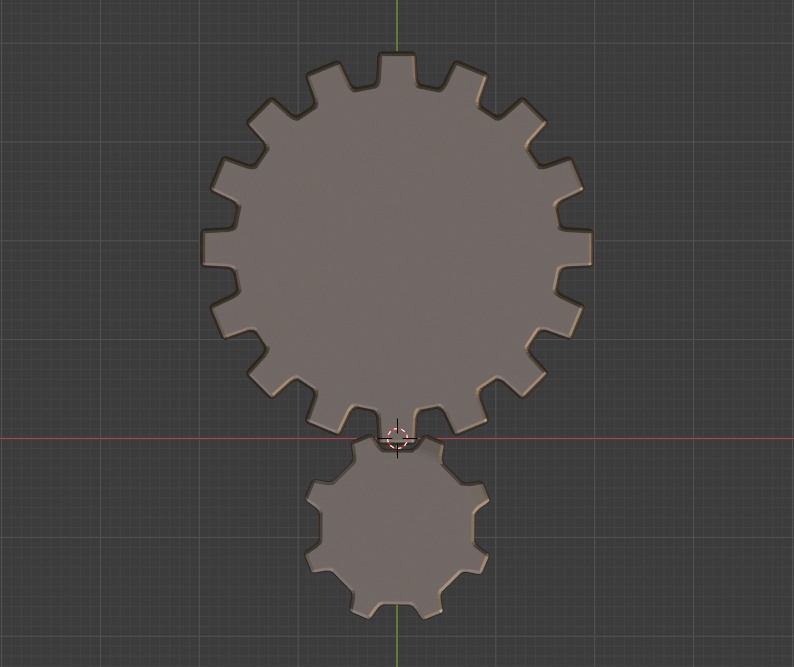 【無料モデル】ギヤ比1:2でちゃんと回りそうなギヤ:スチームパンク