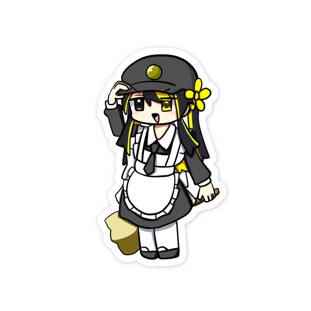 【UTA声喫茶+】稲葉奏子(メイド)ステッカー