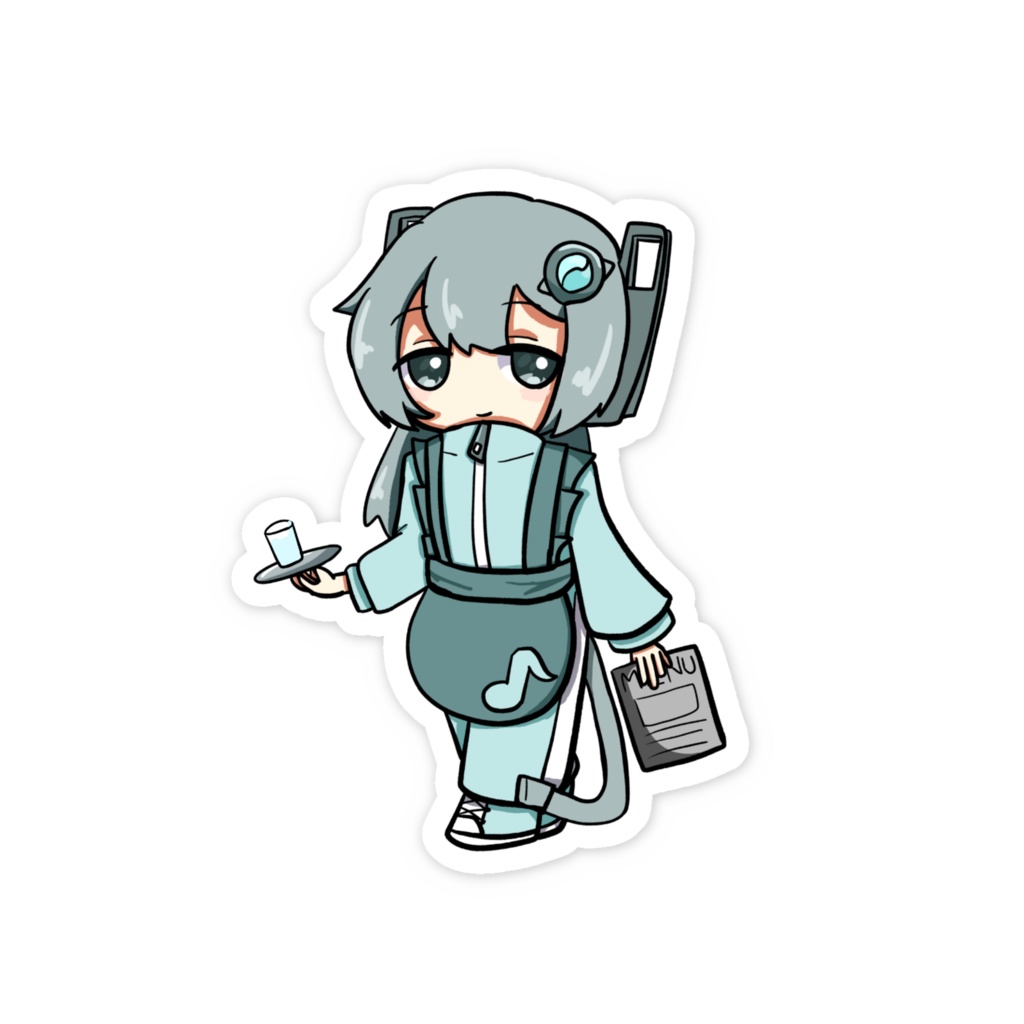 【UTA声喫茶+】日立新(ジャージメイド)ステッカー