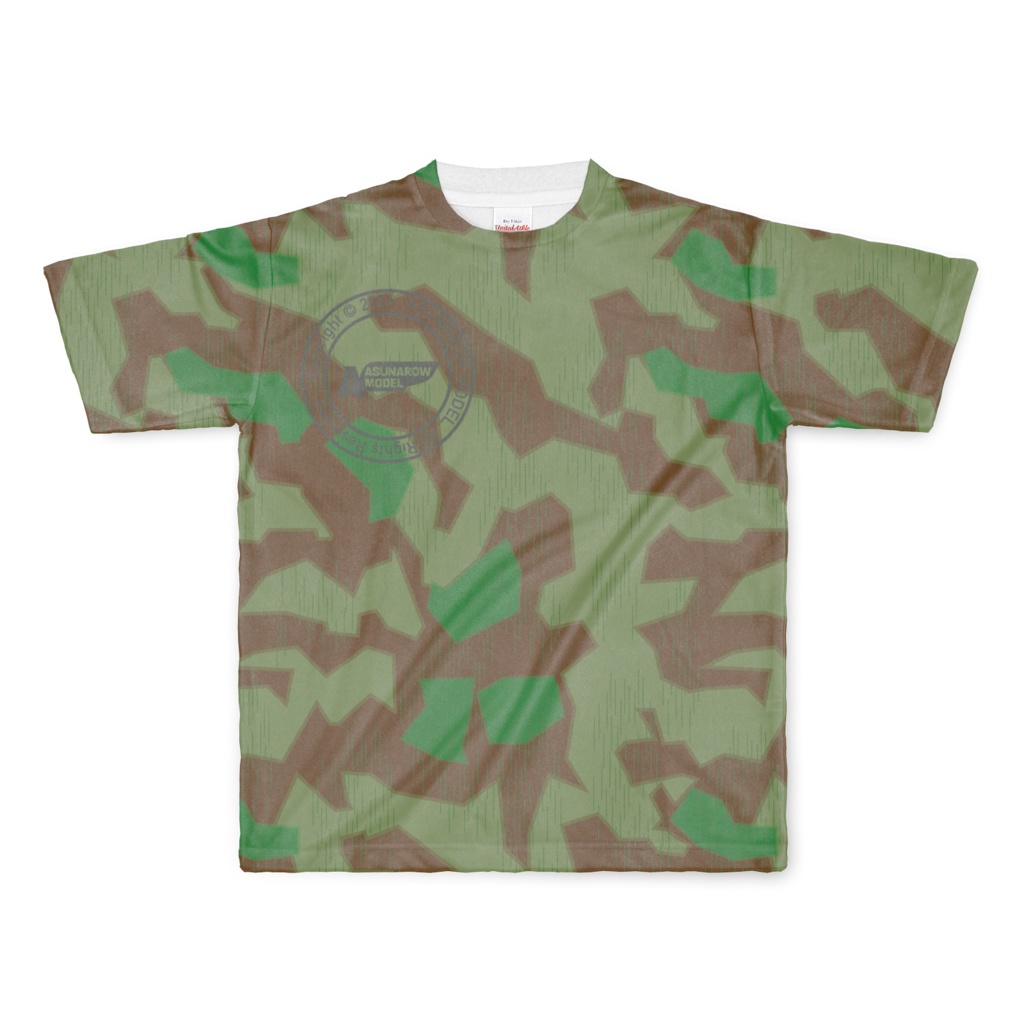 スプリッターパターン　Tシャツ