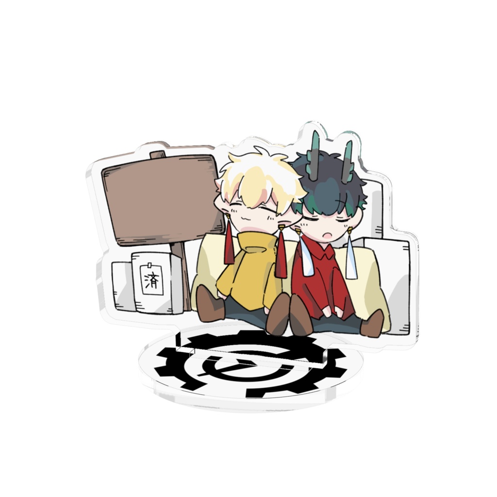 【PFLS】オド&ルペラ すやすやアクリルスタンド(看板文字なし)