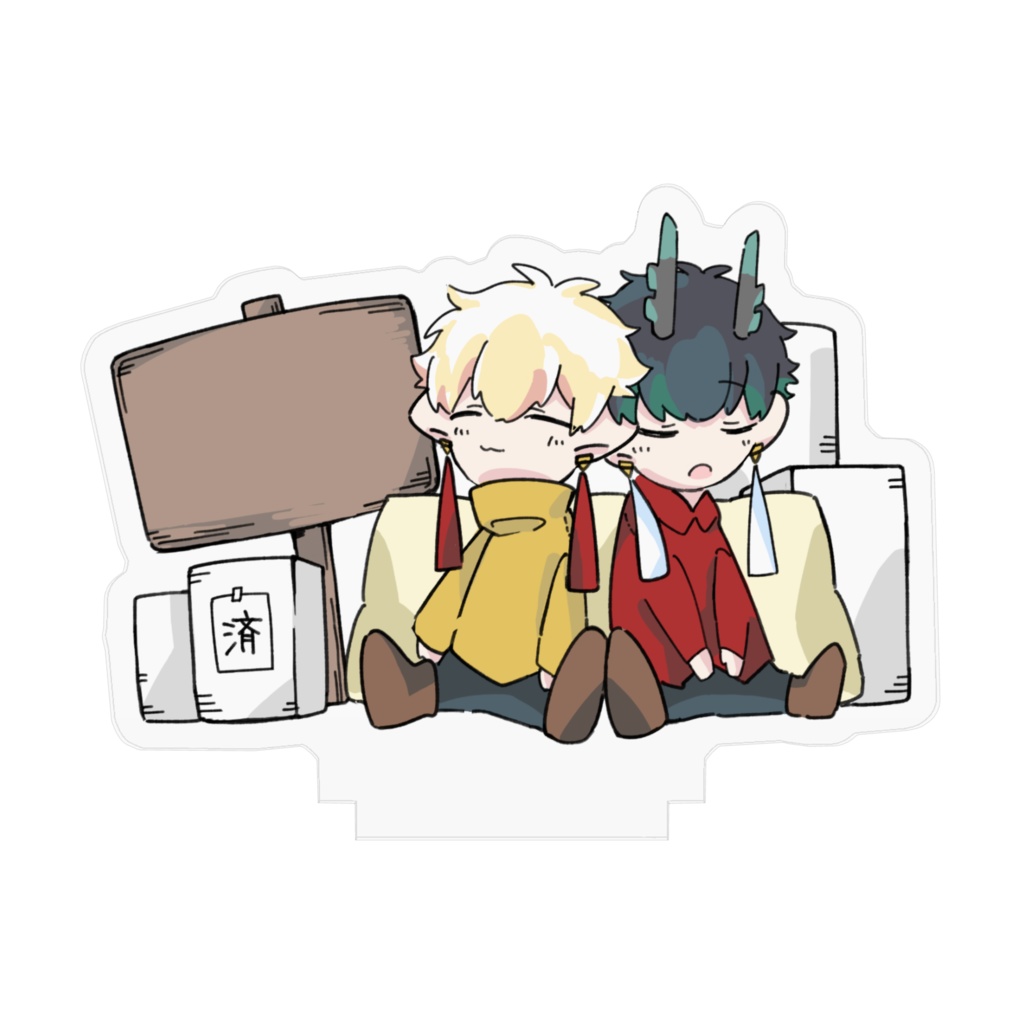 【PFLS】オド&ルペラ すやすやアクリルスタンド(看板文字なし)