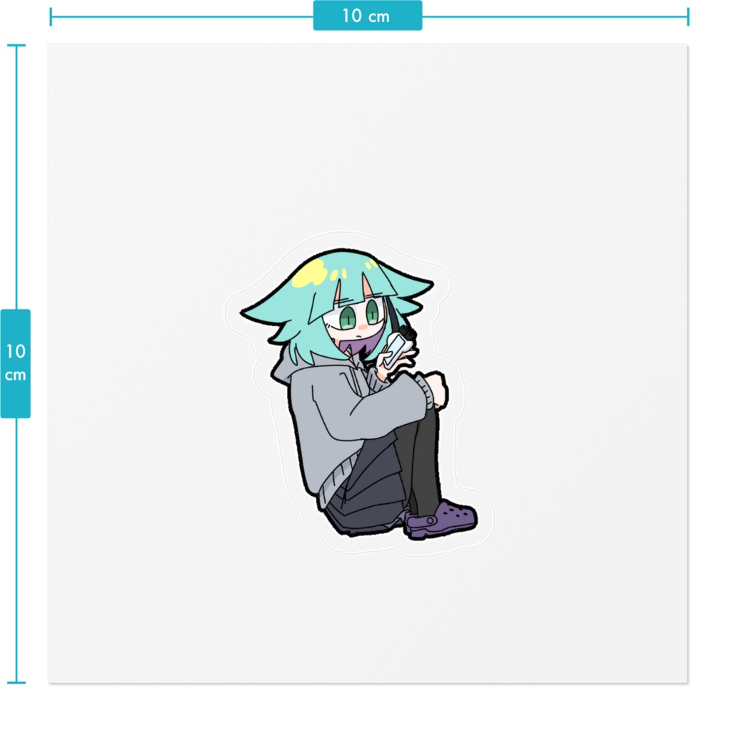 クソデカステッカー ぐらちゃん