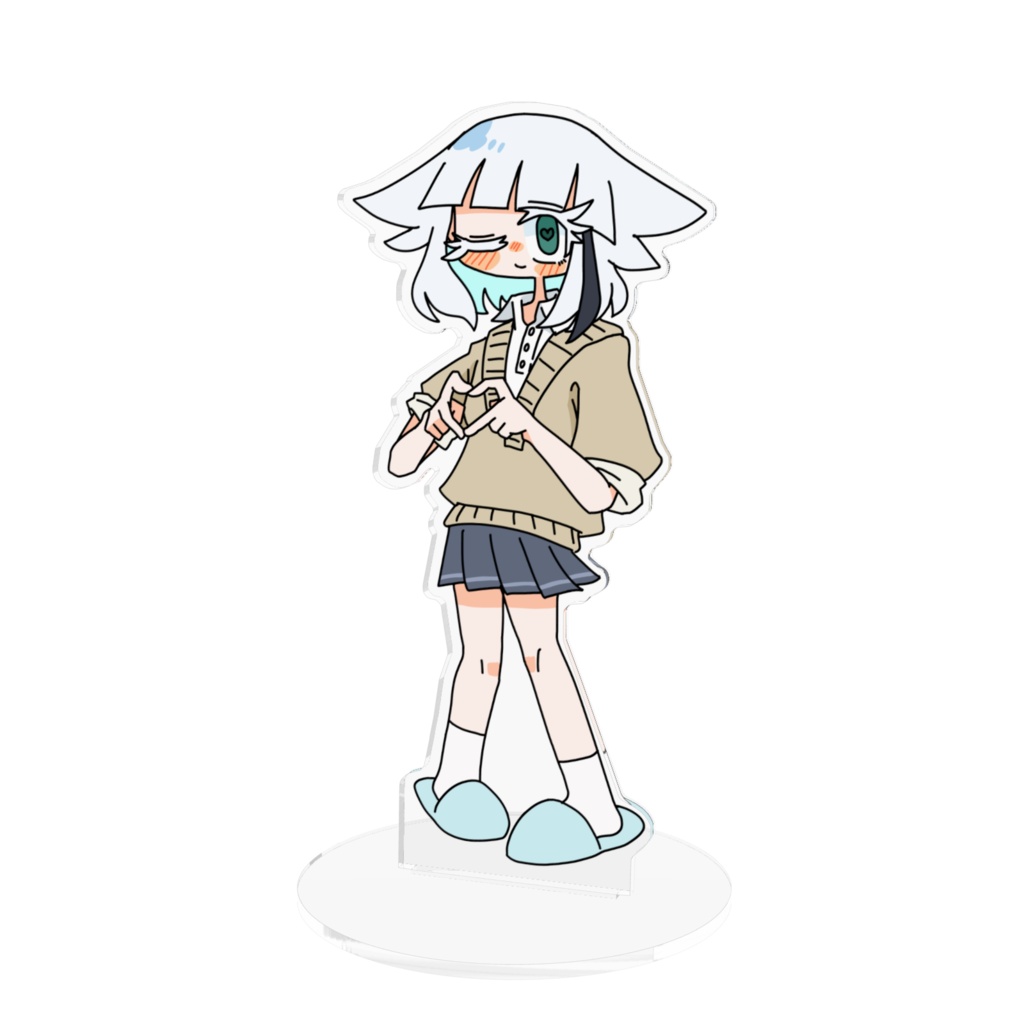 アクスタ白いぐらちゃん(ヒュージ)
