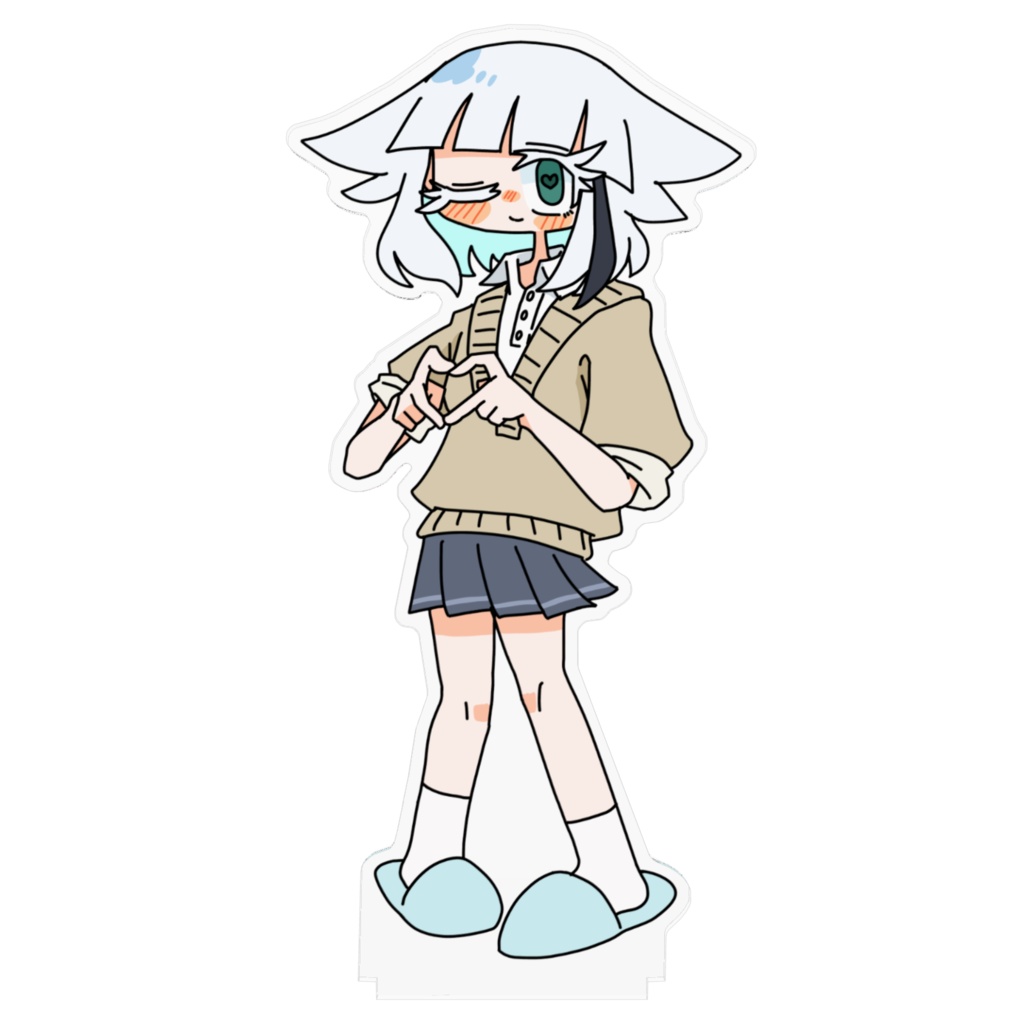 アクスタ白いぐらちゃん(ヒュージ)