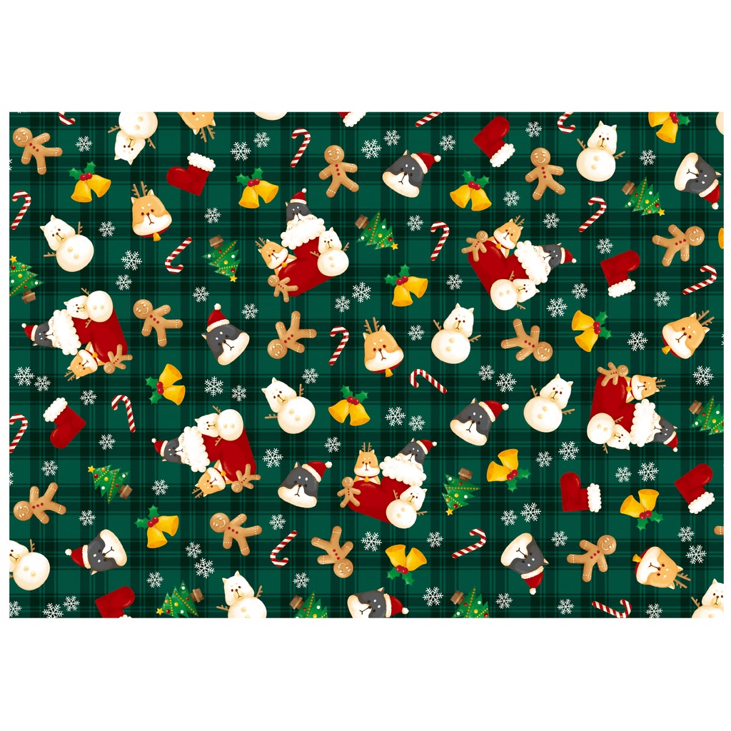 クリスマスラッピング袋【柴組】