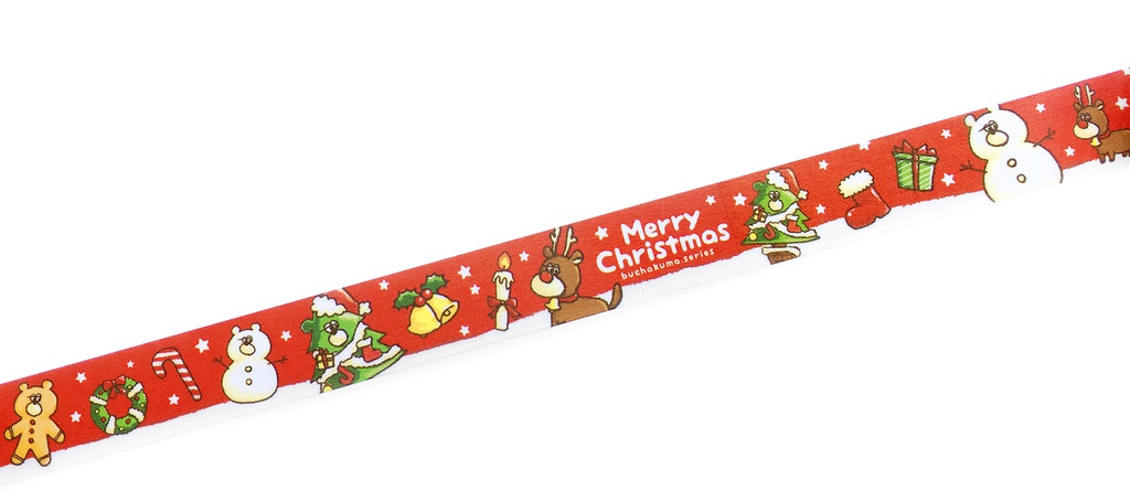 ぶちゃくま。Xmasマスキングテープ