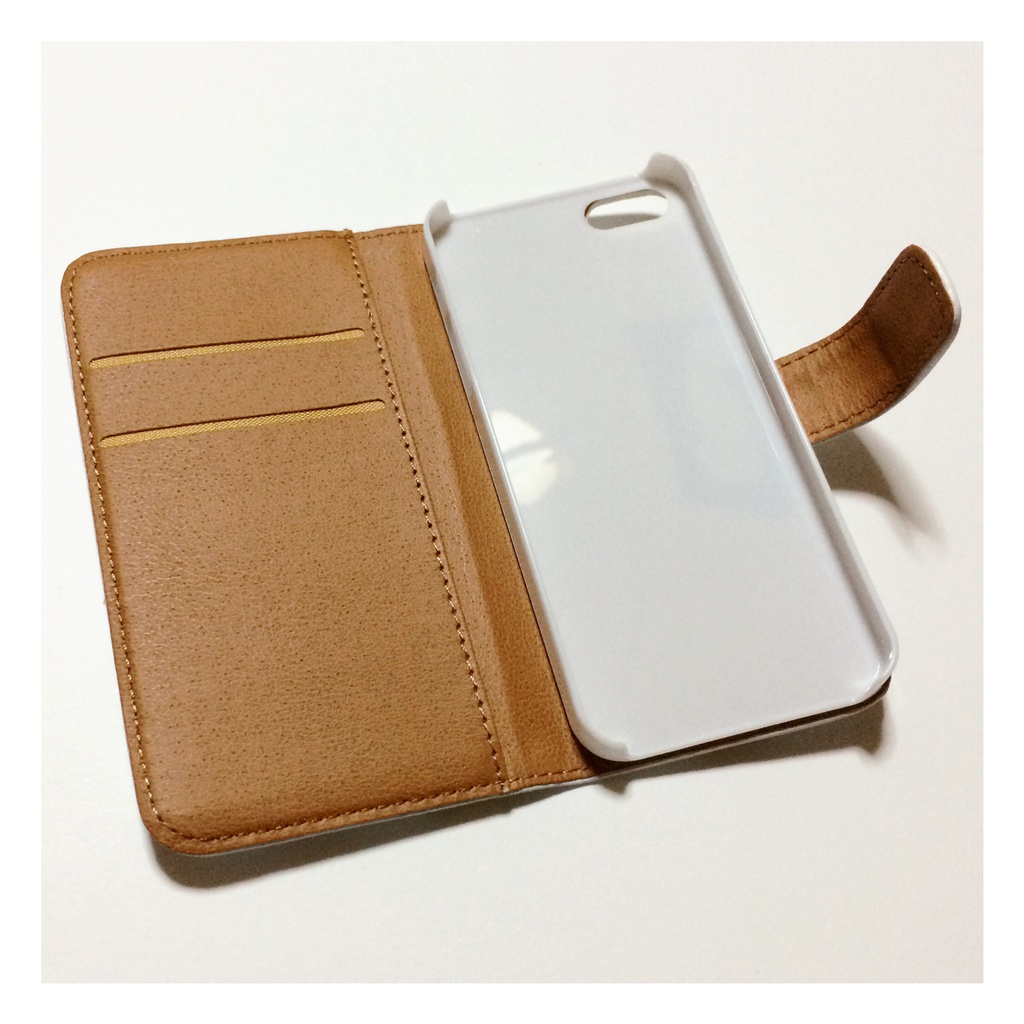 ぶちゃくま。ホットケーキ手帳型スマホケース5/5s