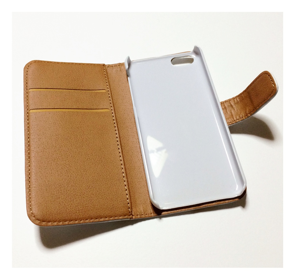 ぶちゃくま。ホットケーキ手帳型スマホケース5c