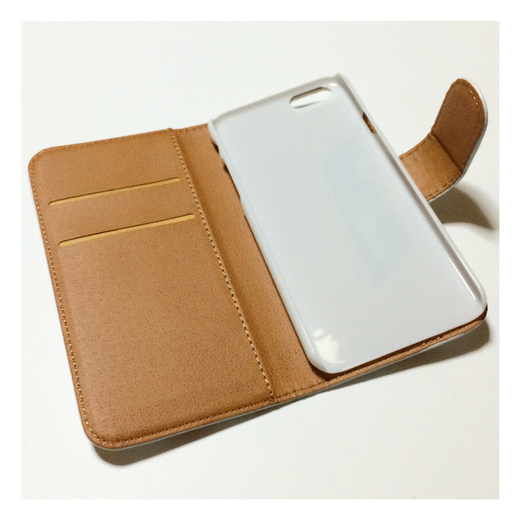 ぶちゃくま。ホットケーキiPhone6手帳型スマホケース