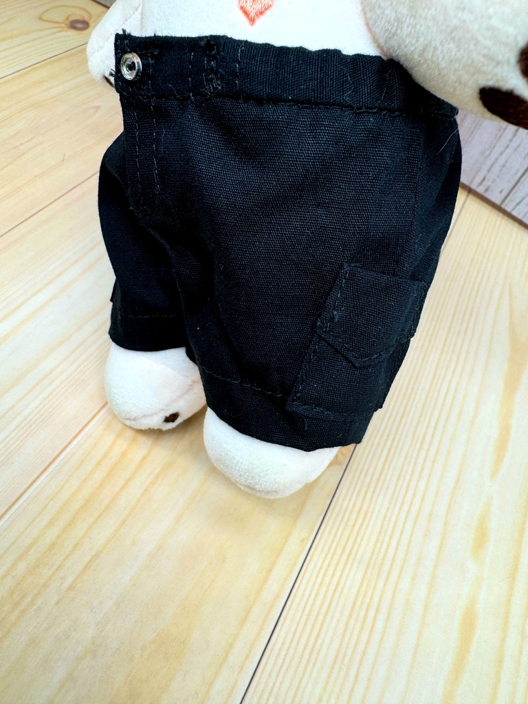 20cmぬいぐるみ用 ズボン黒
