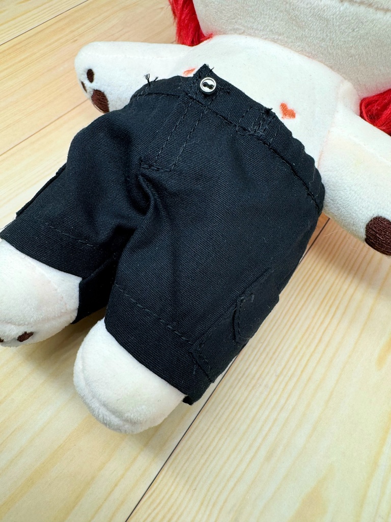 20cmぬいぐるみ用 ズボン黒