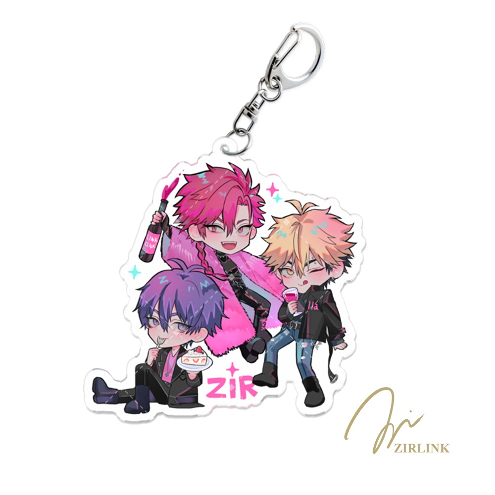 【CHIBI PINK PARTY!】 アクリルキーホルダー