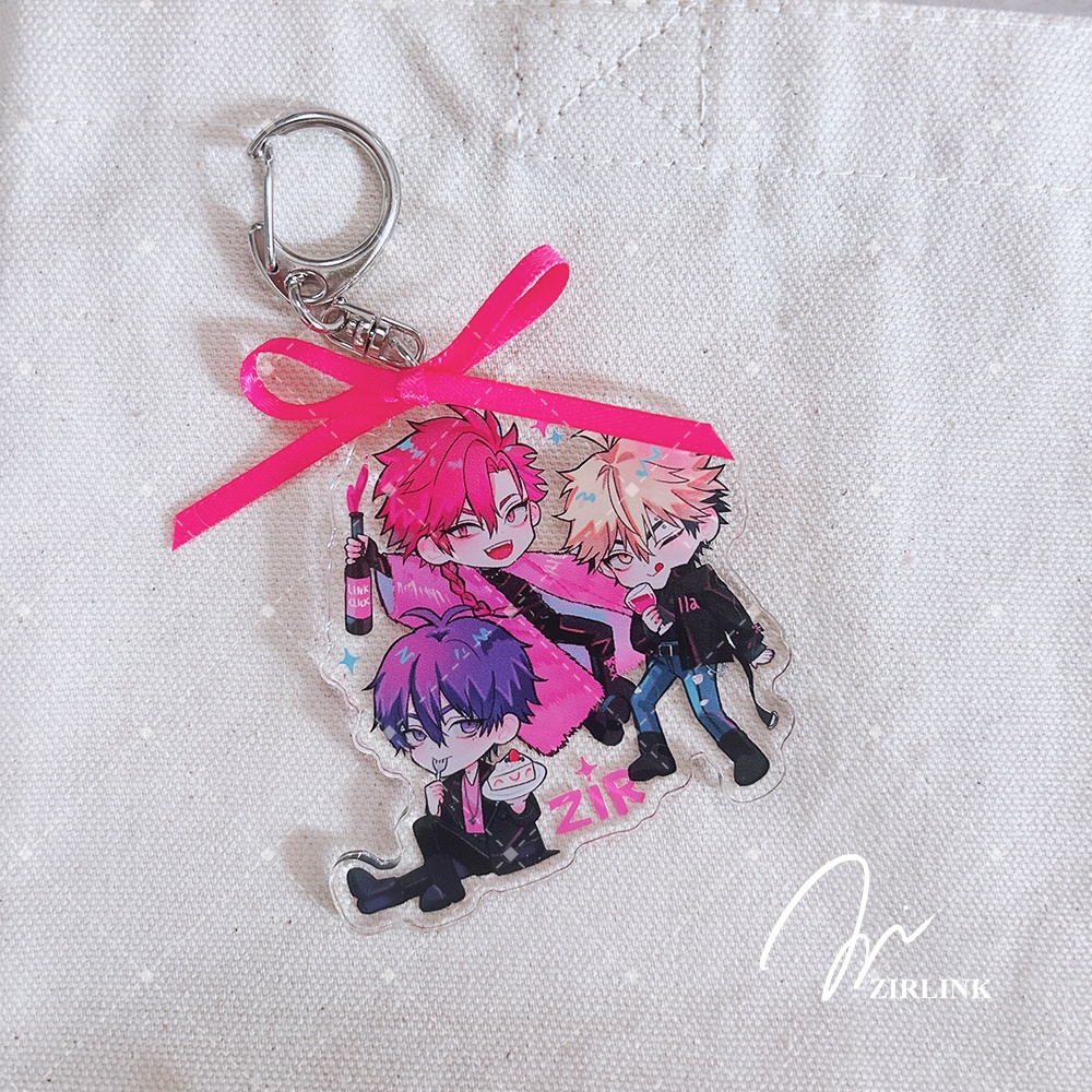【CHIBI PINK PARTY!】 アクリルキーホルダー