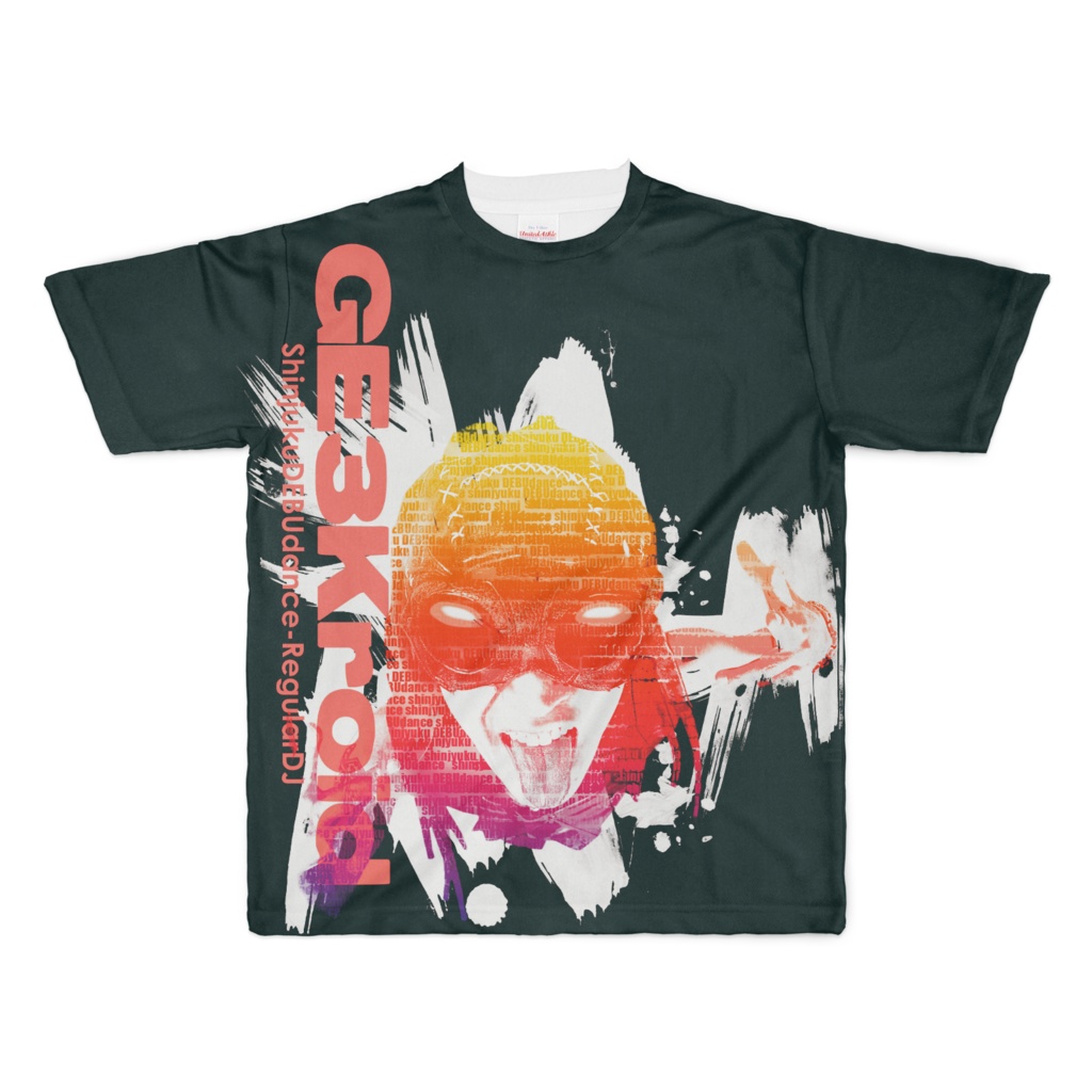 DJ GE3Kroid Tシャツ ブラック