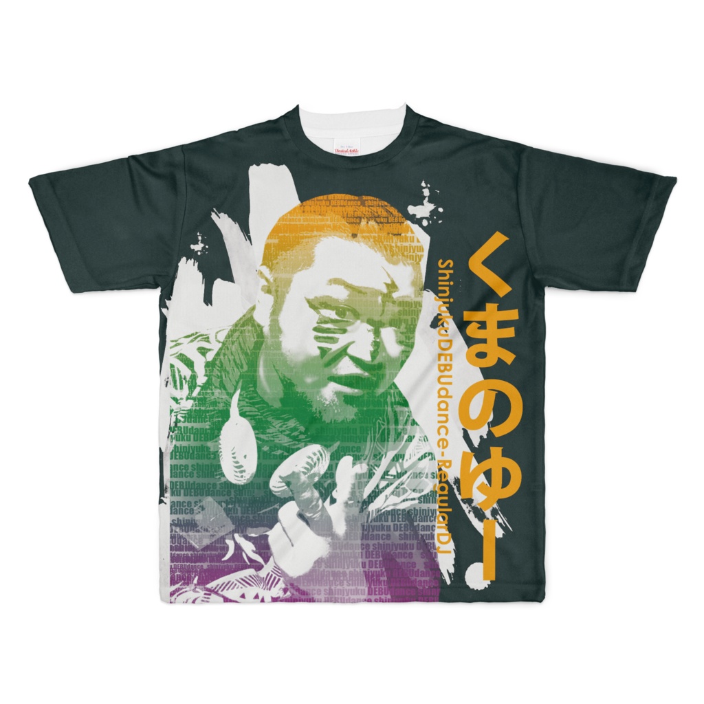DJ くまのゆー Tシャツ ブラック