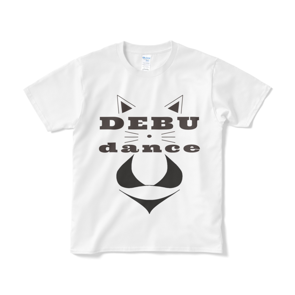 キャットロゴTシャツ(デザインyoppi様)ホワイト