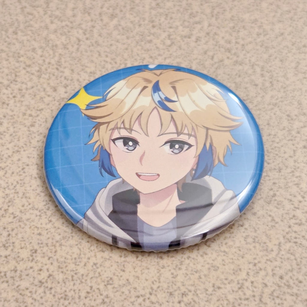 当選者限定リアグ缶バッジS柄