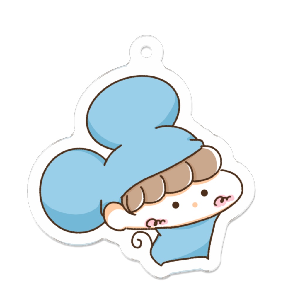 アクリルキーホルダー【食いしん坊さん】