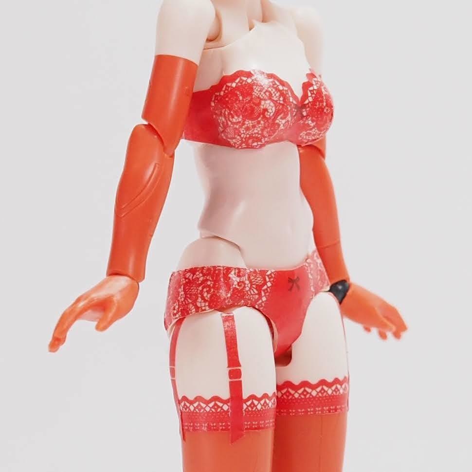 【廃盤】レースランジェリーレッド小悪魔セットRevB(HF-M-Z05B)