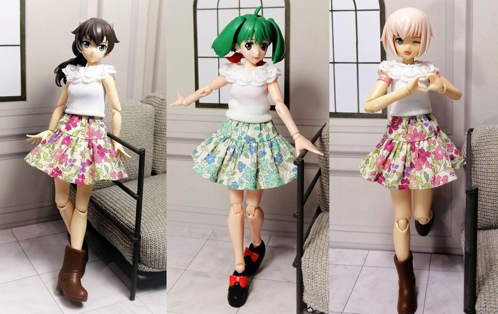 フローラルスカート