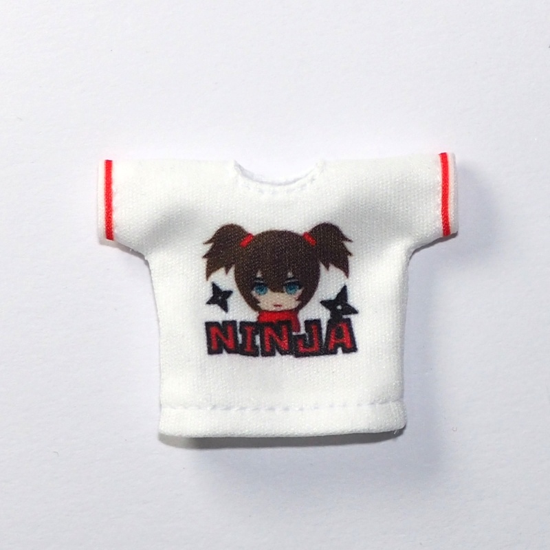 カジュアルTシャツ(忍者K・ホワイト)