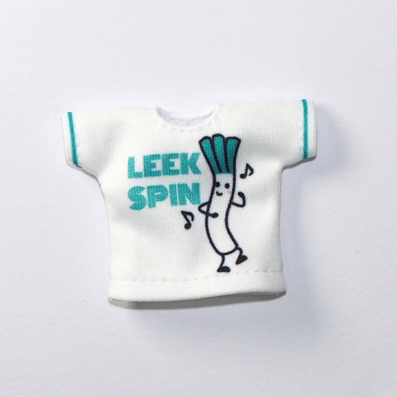 カジュアルTシャツ（ねぎ1本・ホワイト）