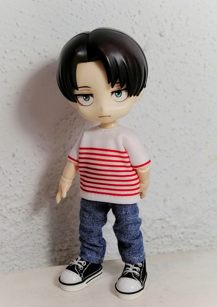 カジュアルTシャツ(ボーダー・レッド)