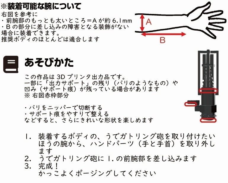 うでガトリング砲(PAR-M-GAT1)