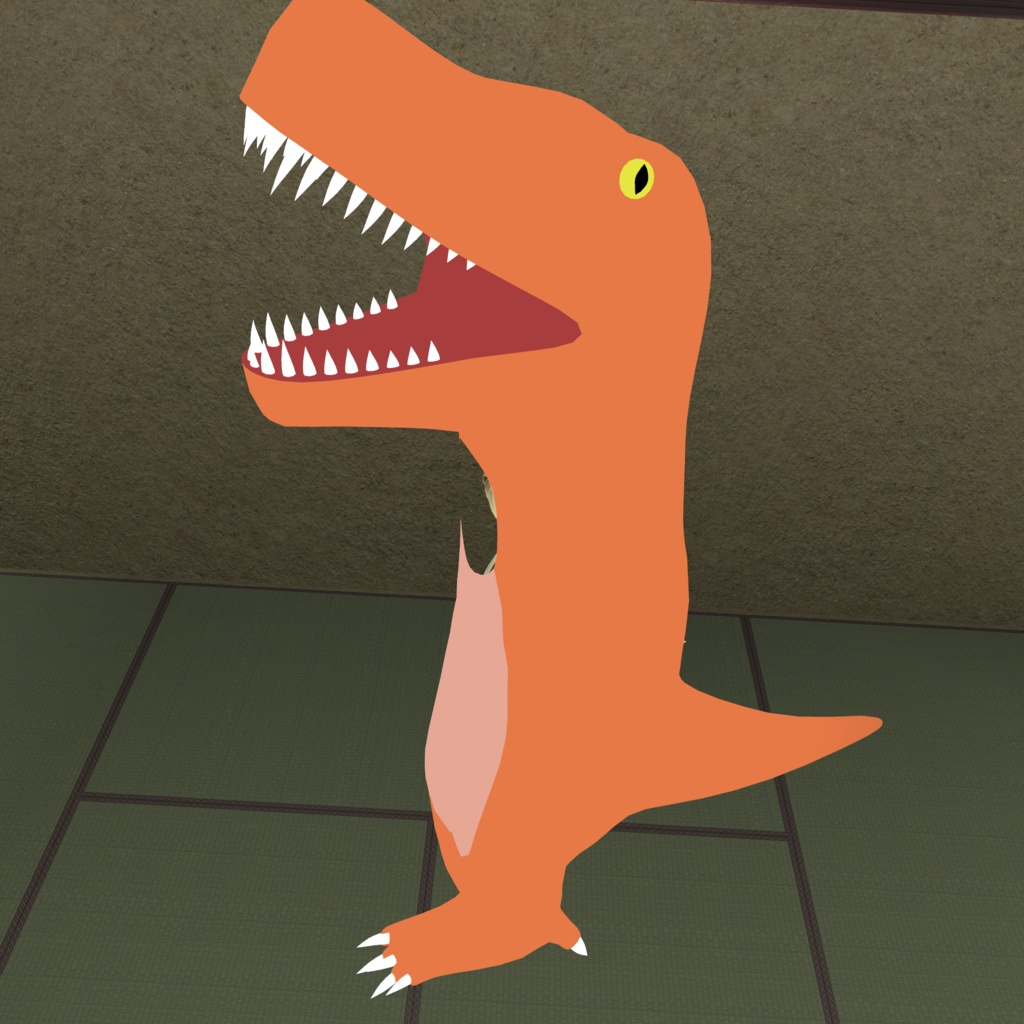 ティラノサウルスの着ぐるみ