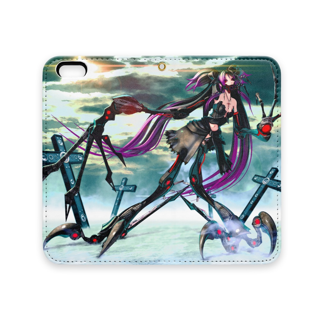 【シーエ・クロワ】手帳型iPhoneケース(ベルトなし)