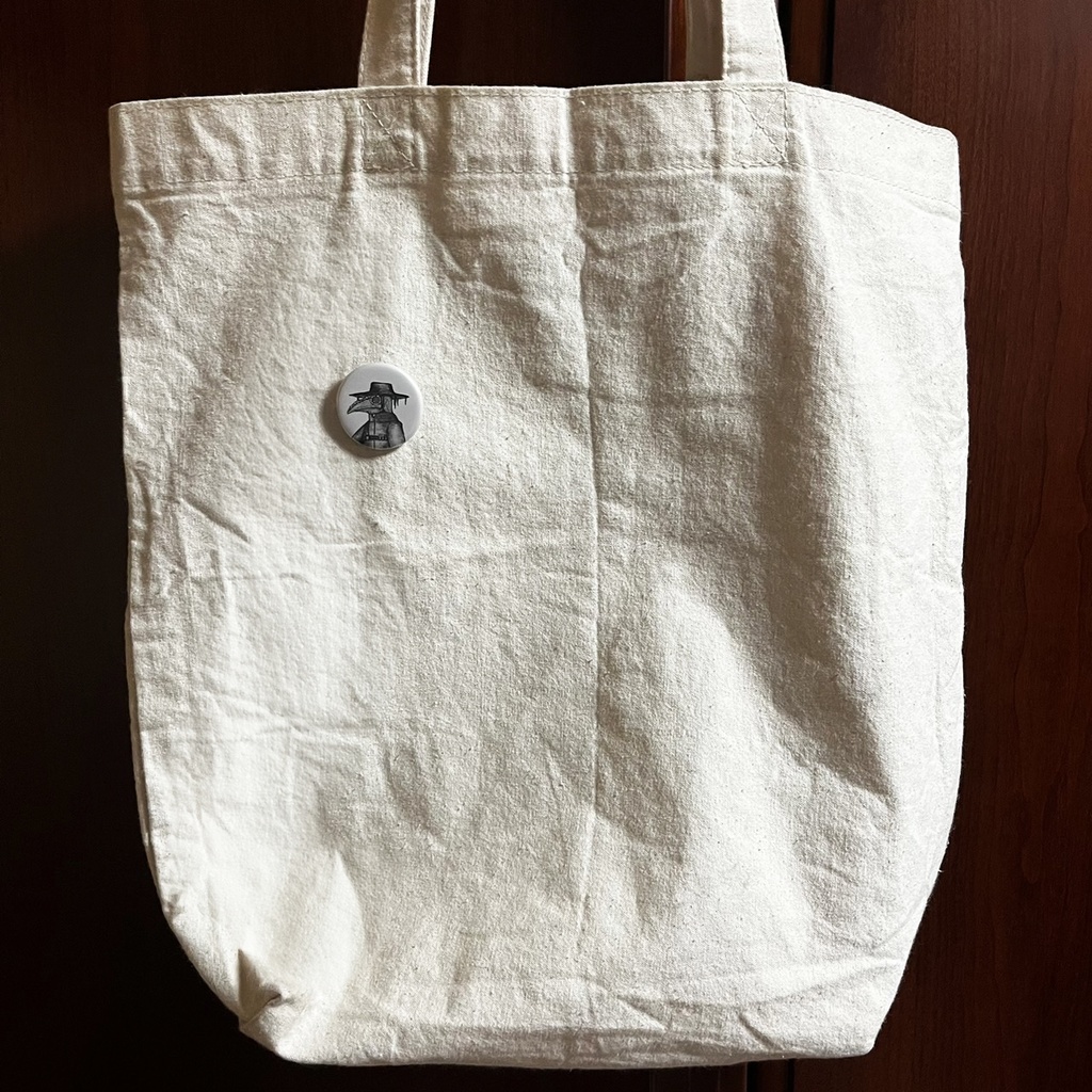 奇想工房の缶バッジ 4個セット ZIPSMILE&PLAGUEMASK