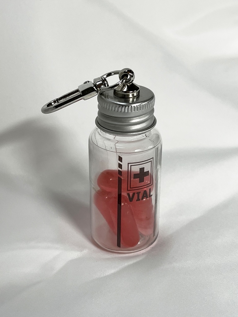 バイアル風ケース(小物、アクセサリー入れ)