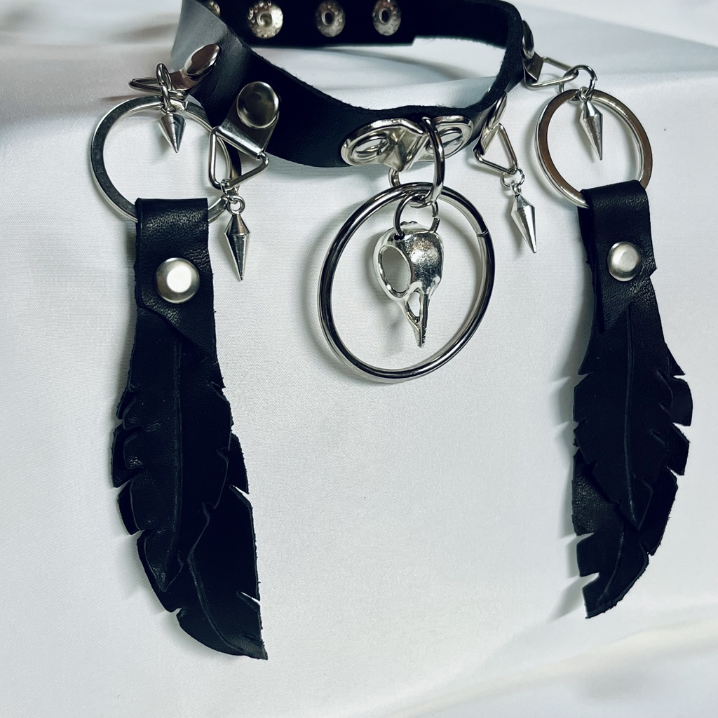 鳥骨チョーカー(黒)