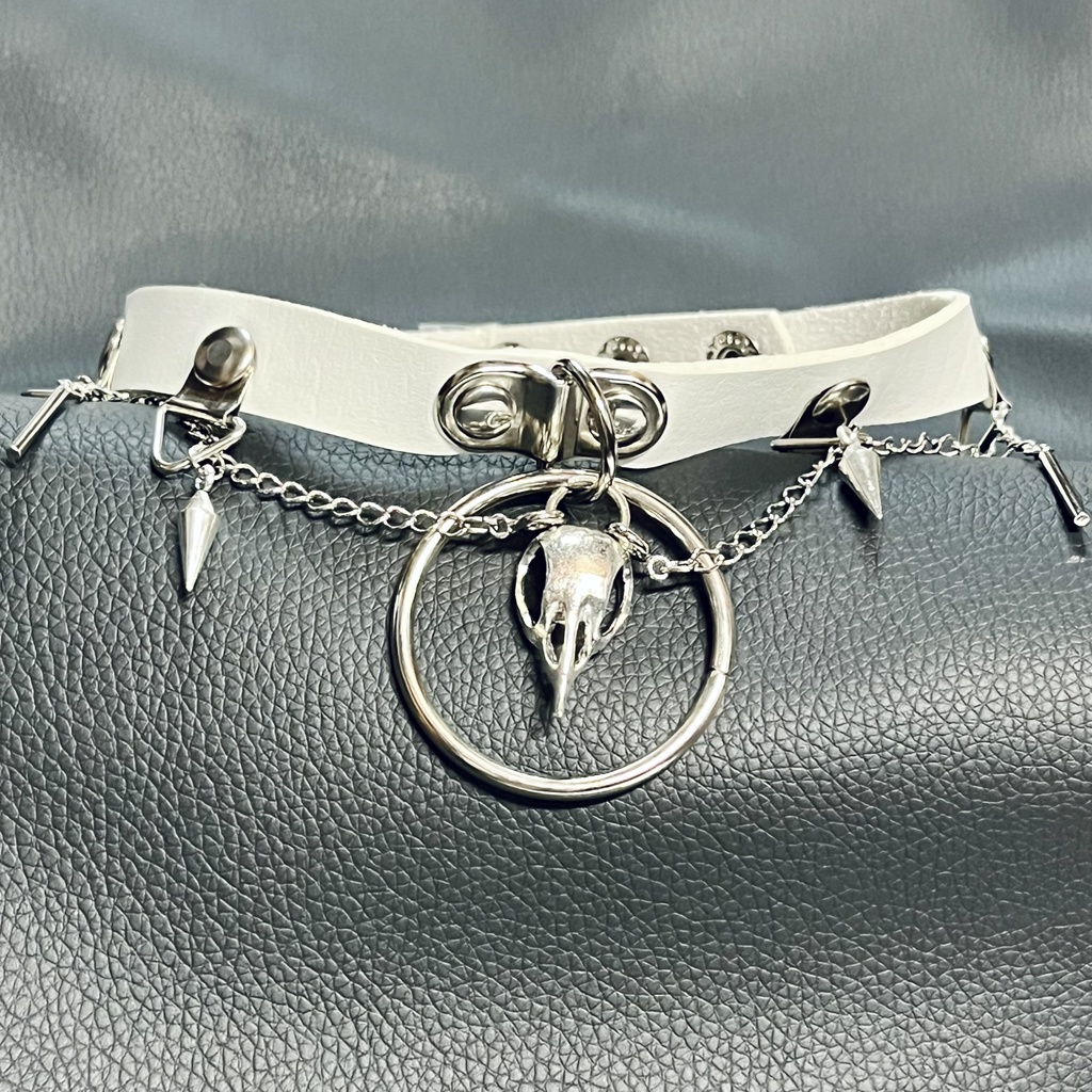 鳥骨チョーカー(白)