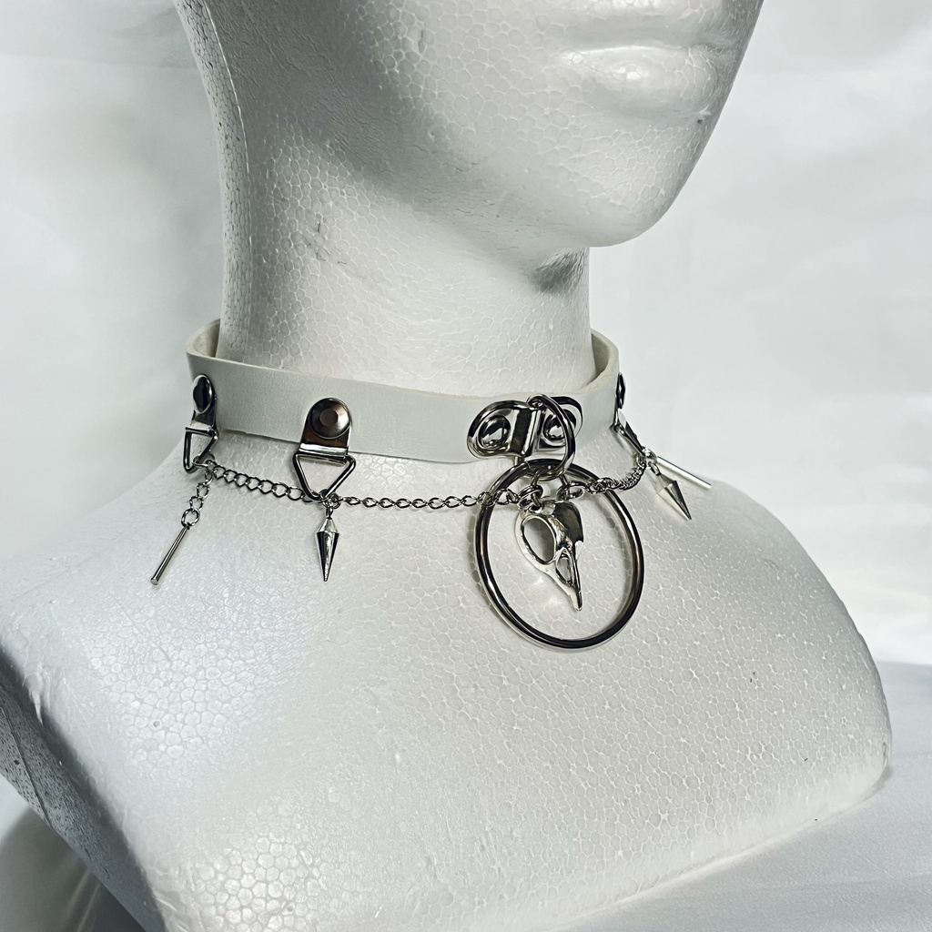 鳥骨チョーカー(白)