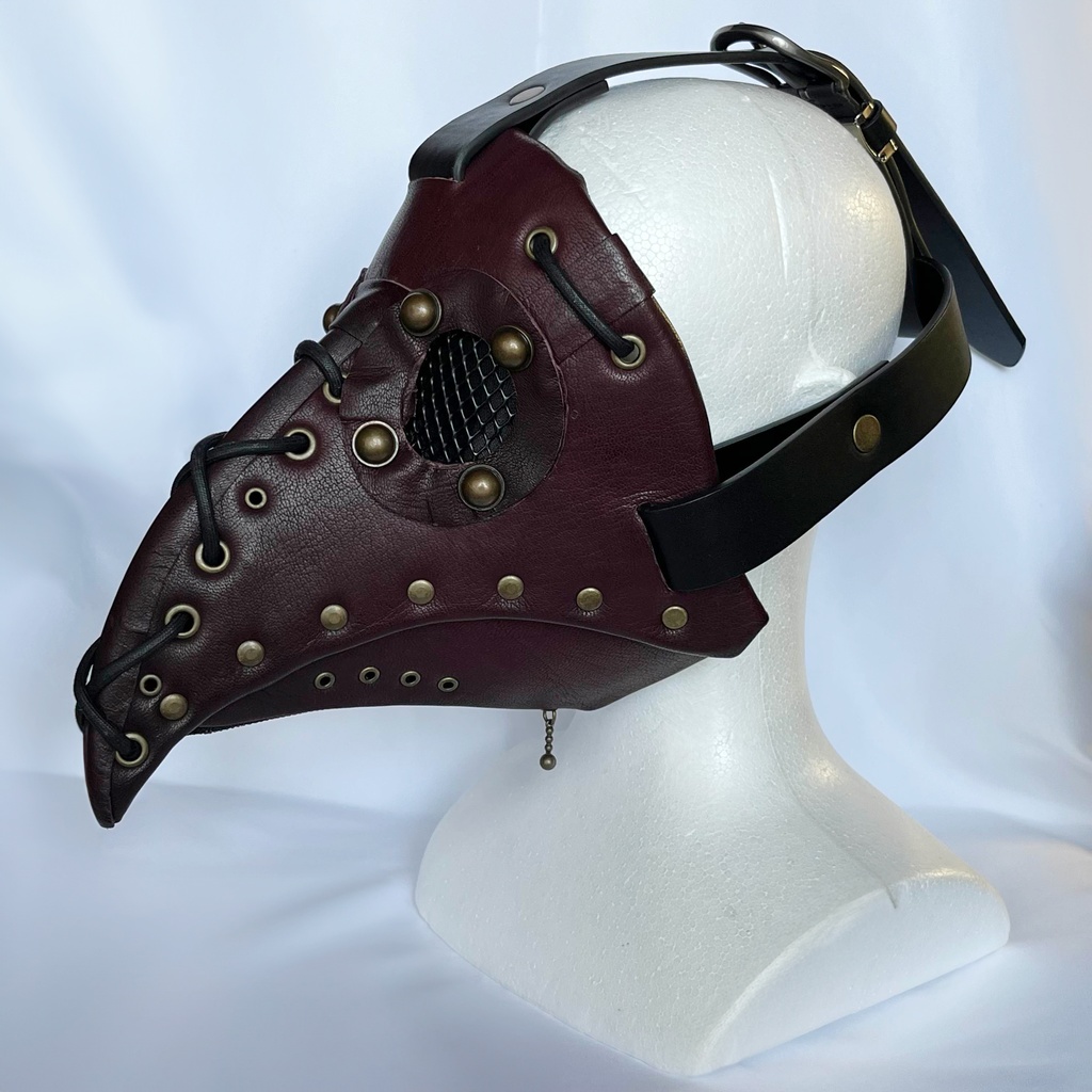 古酒色のペストマスク