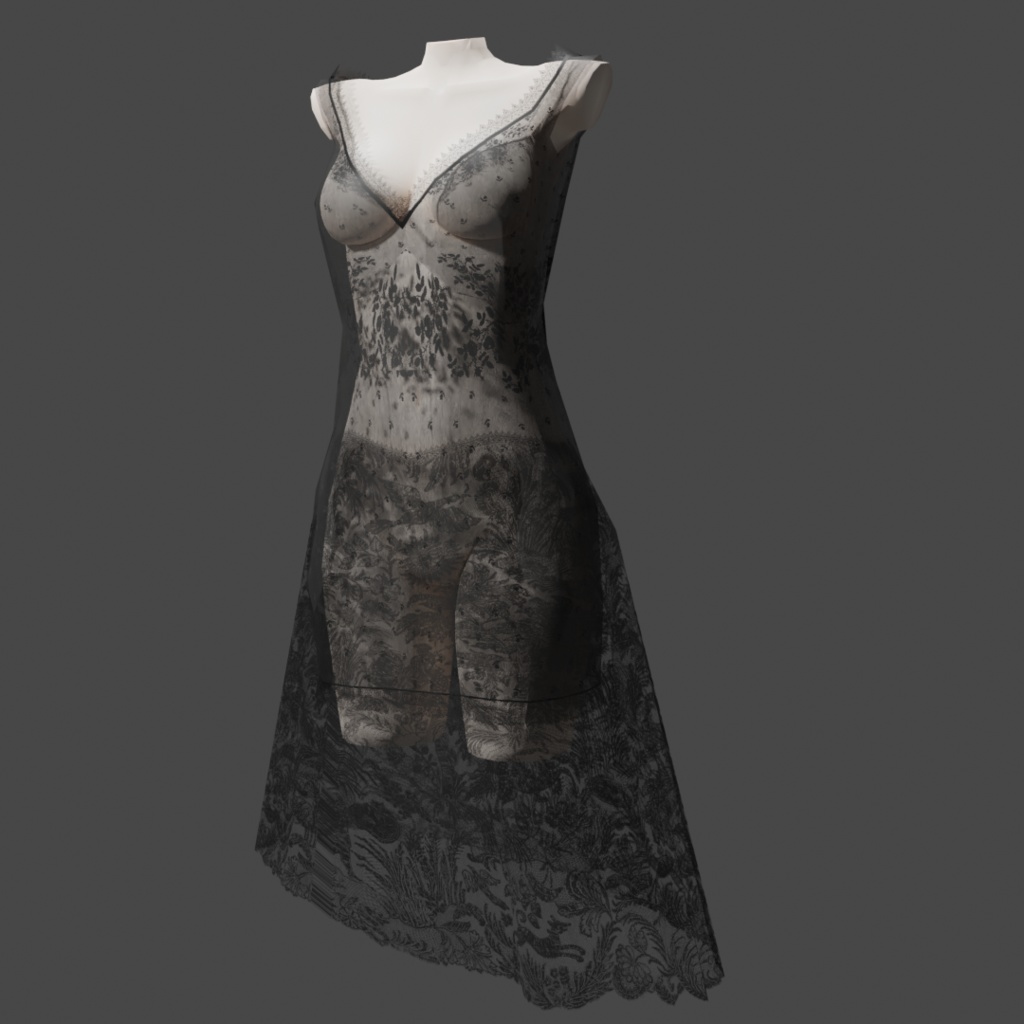 LecaDress【３Dモデル】