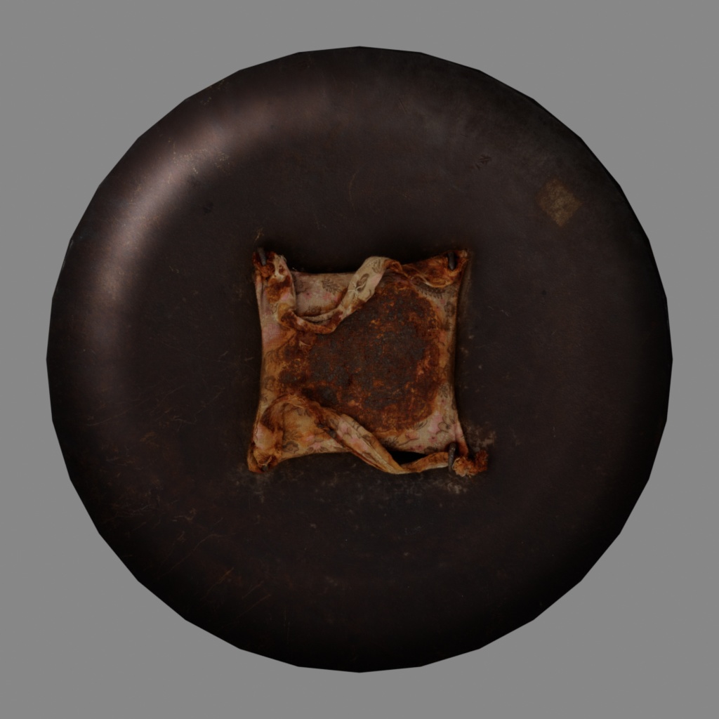 盾3点セット【3Dモデル】