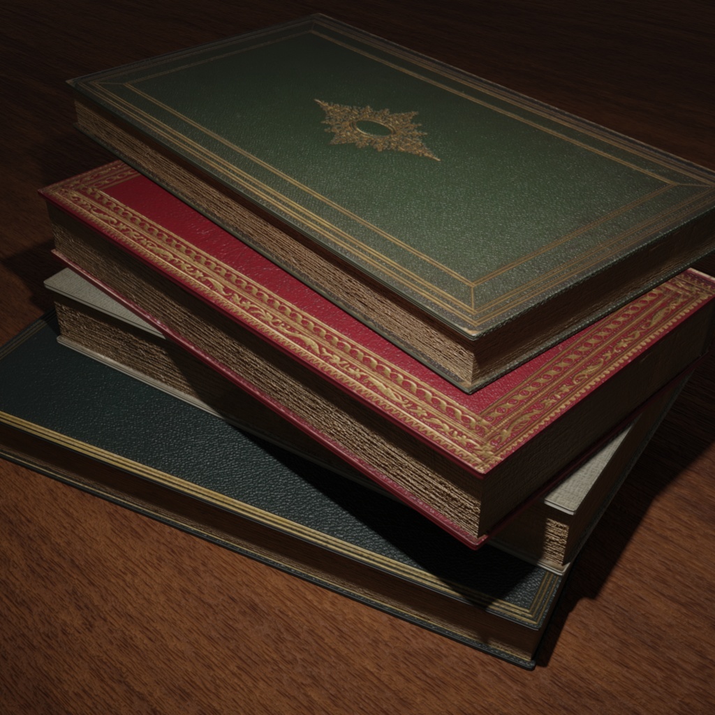 本 4種類 Bセット【3Dモデル】