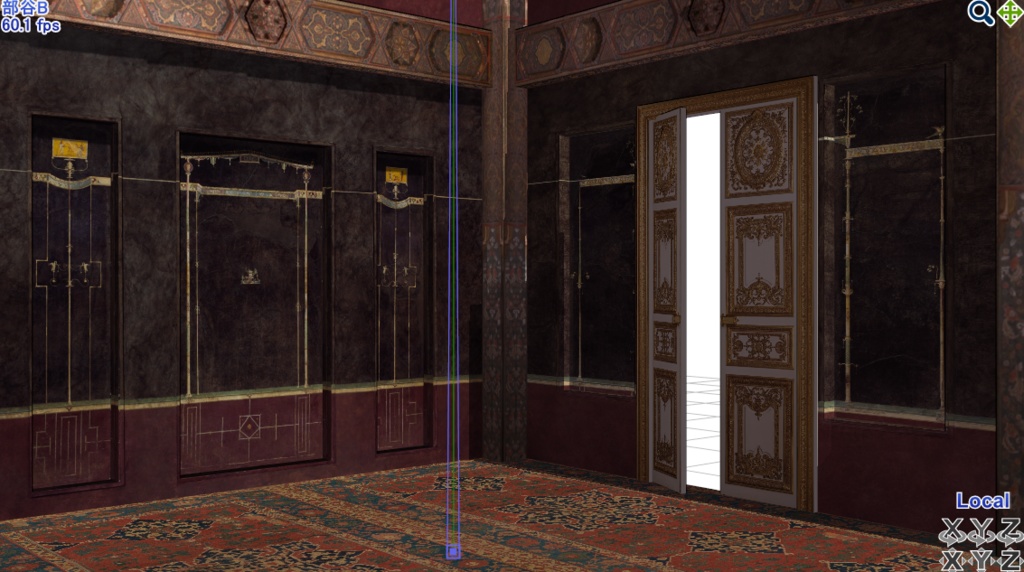 西洋の部屋B Ver 1.1【3Dモデルステージ】