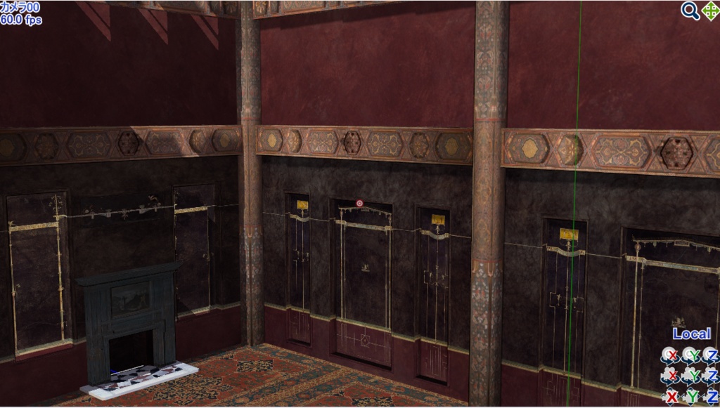 西洋の部屋B Ver 1.1【3Dモデルステージ】