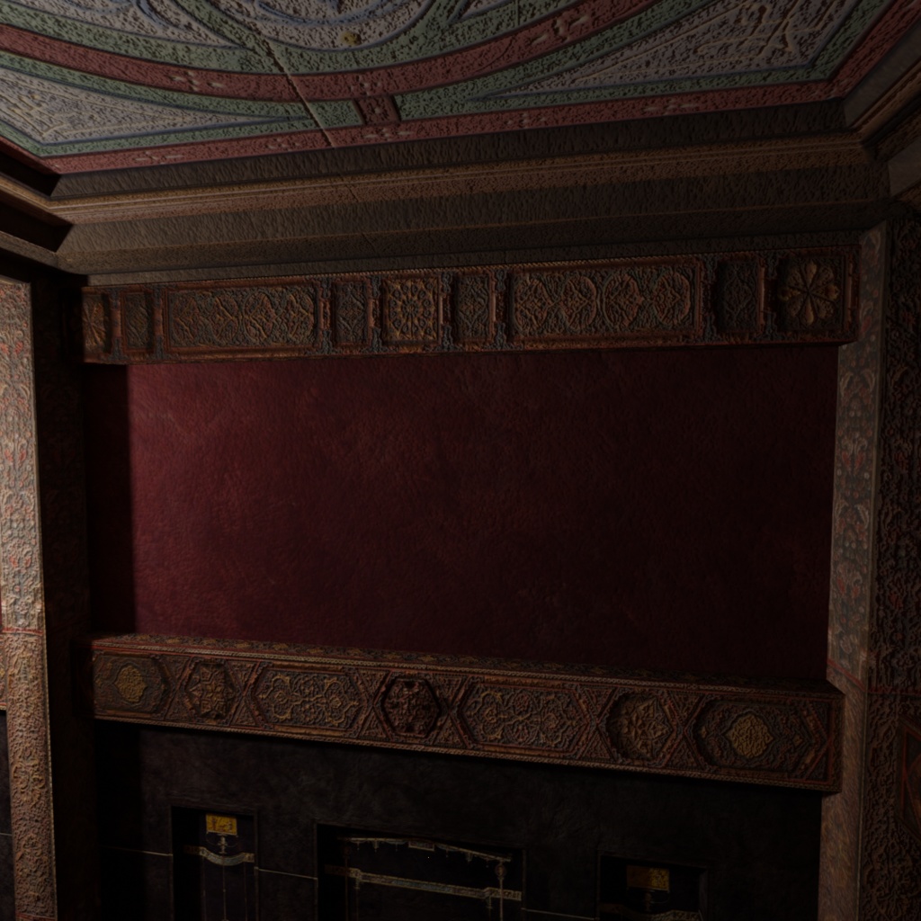 西洋の部屋B Ver 1.1【3Dモデルステージ】