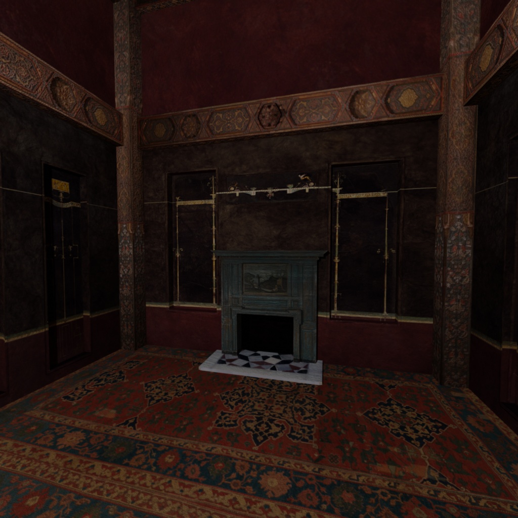 西洋の部屋B Ver 1.1【3Dモデルステージ】