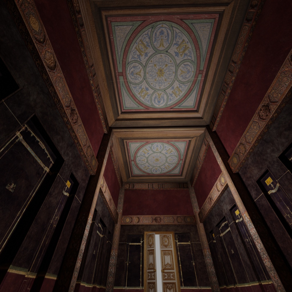 西洋の部屋B Ver 1.1【3Dモデルステージ】