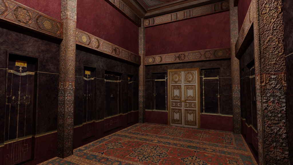 西洋の部屋B Ver 1.1【3Dモデルステージ】