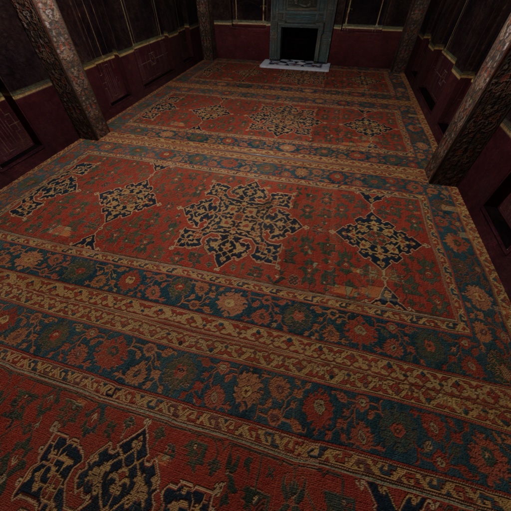 西洋の部屋B Ver 1.1【3Dモデルステージ】