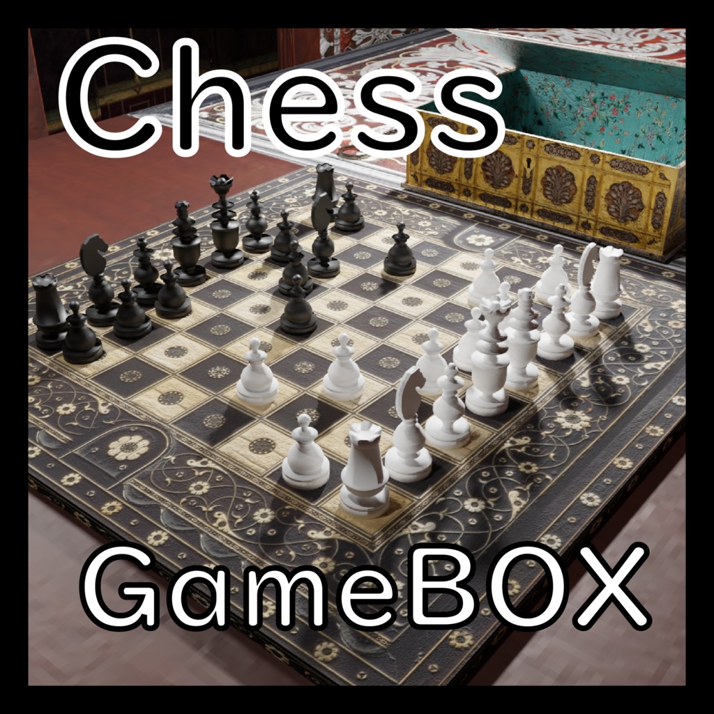 「Chess」GameBox【3Dモデル】